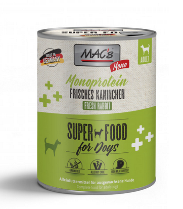 MACs Dog Mono frisches Kaninchen 800g