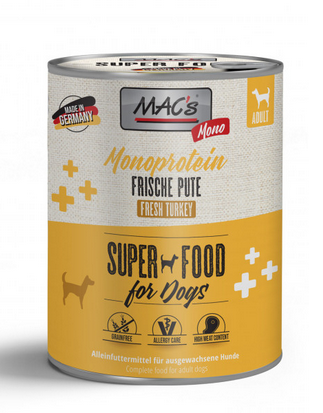 MACs Dog Mono frische Pute 800g