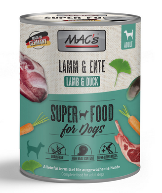 MAC's Dog Lamm & Ente 800g