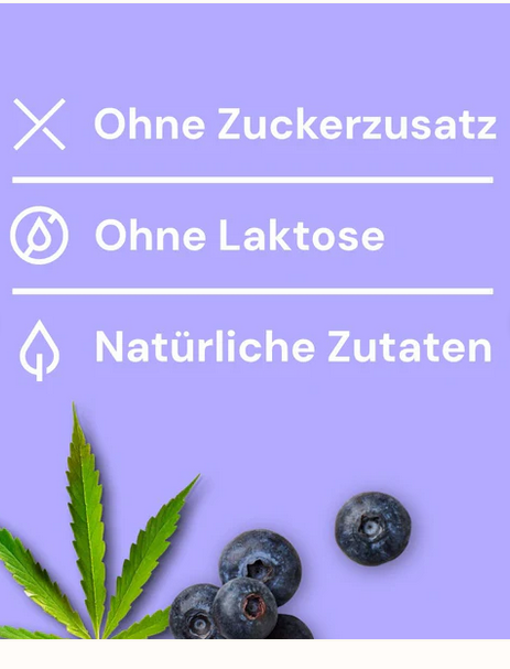 Hanf und Blaubeere