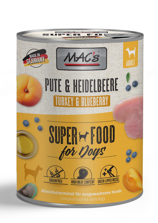 MACs Dog Pute & Heidelbeere