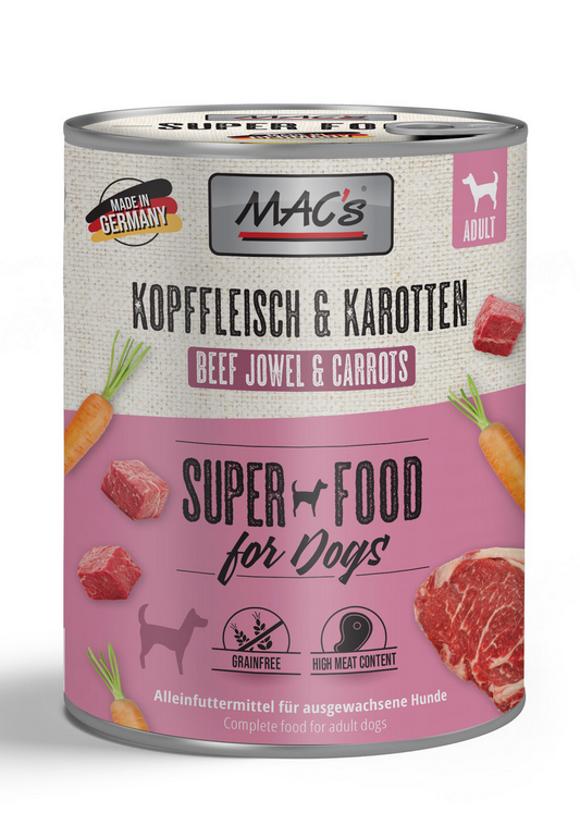 MACs Dog Kopffleisch & Karotten