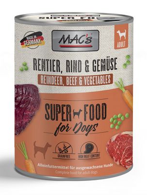 MAC's Dog Rentier, Rind & Gemüse 800g