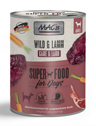 MAC's Dog Wild & Lamm 800g
