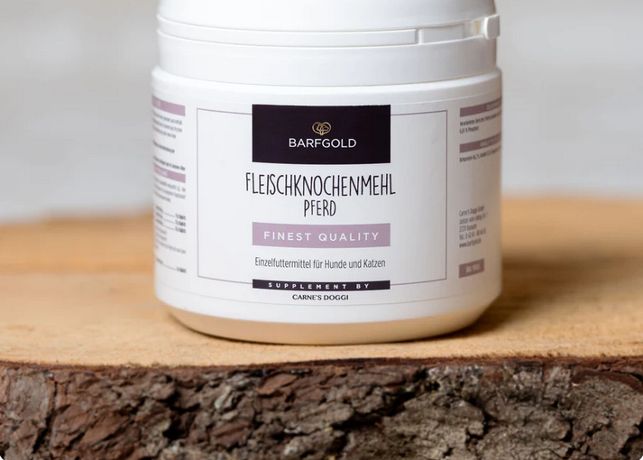 Fleischknochenmehl Pferd 250 g Dose