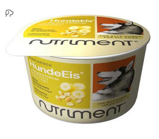Banane und Erdnuss