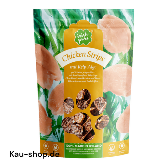 Irish chicken snack, chicken strips with kelp seaweed, 150g 